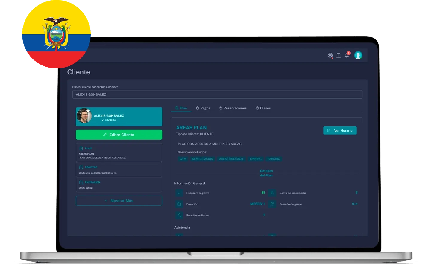 software para gimnasios en ecuador 2