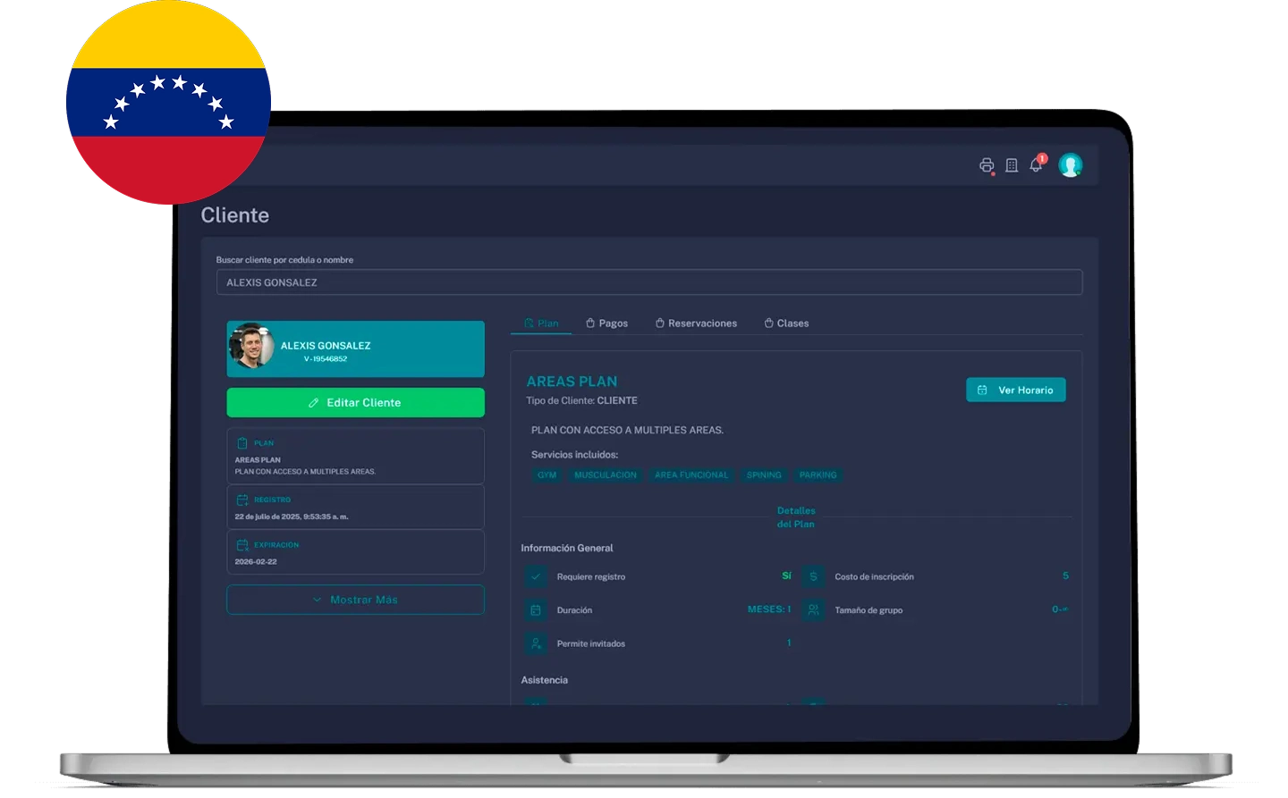 software para gimnasios en venezuela