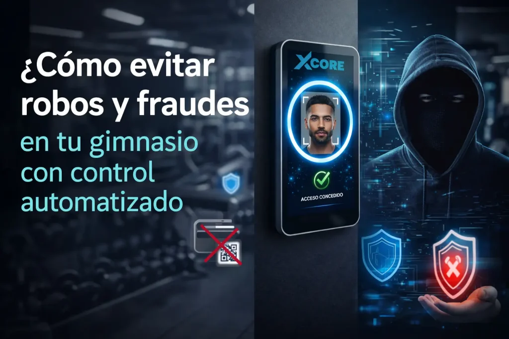 imagen de hombre en gimnasio evitando fraude