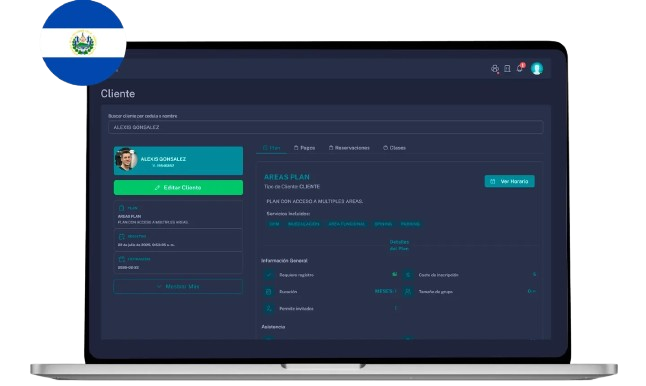 software para gimnasios El Salvador
