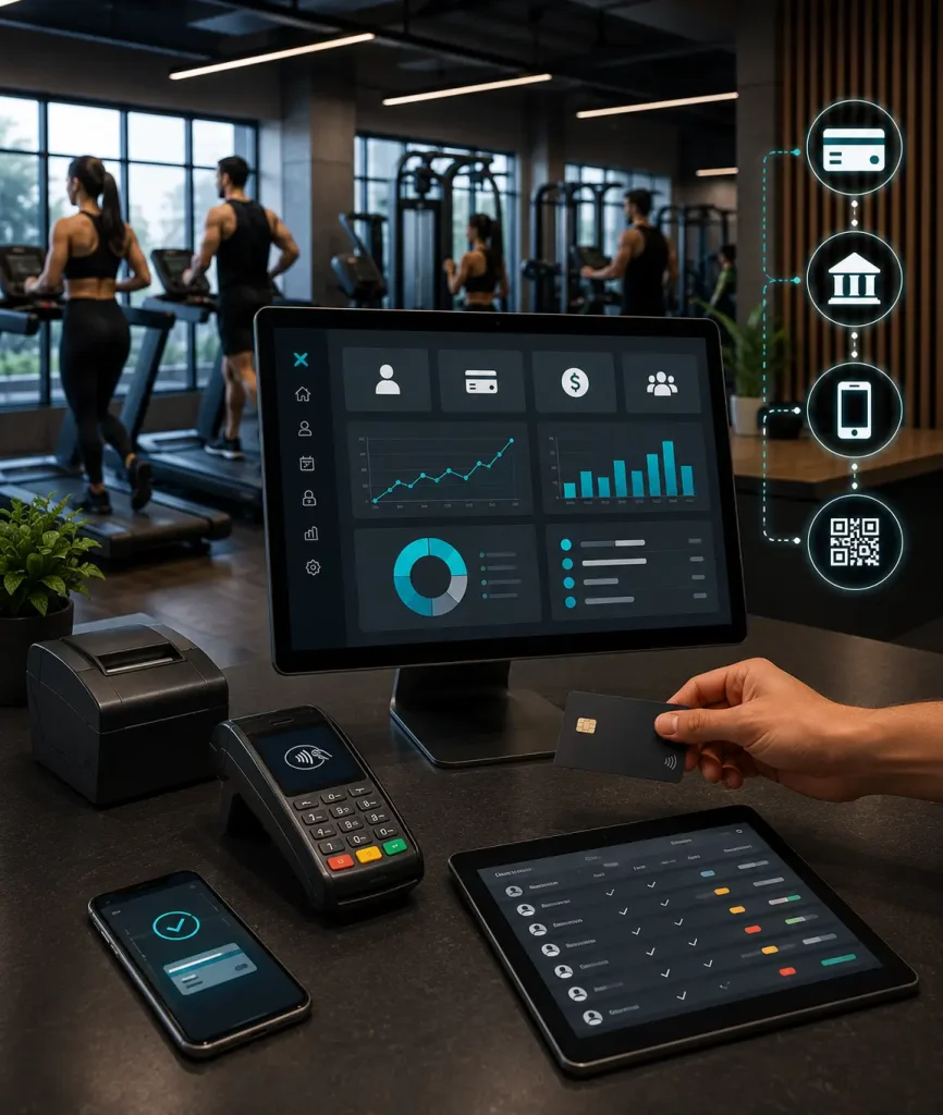 sistema de gestion de pagos en gimnasio