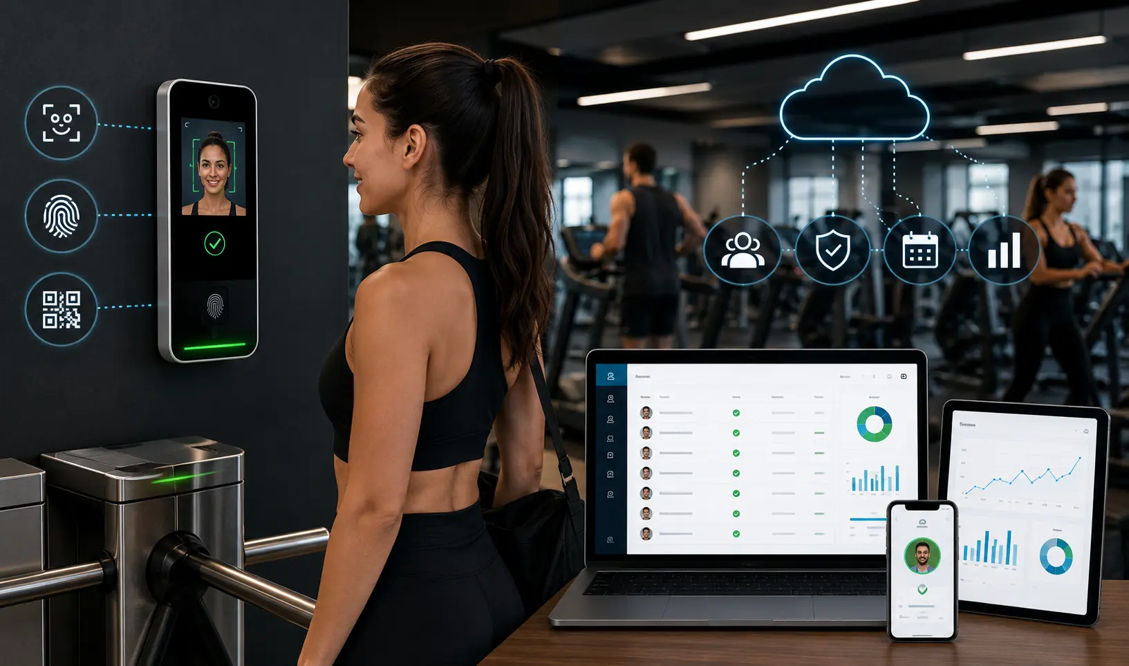 control de asistencia en tu gimnasio