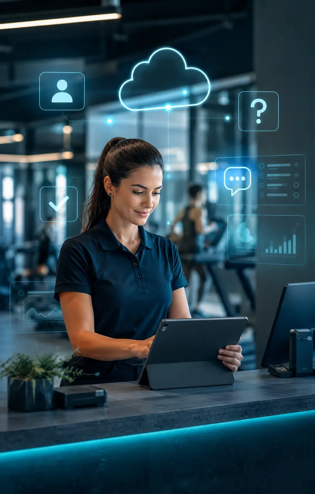 Plataforma XCORE Cloud para la gestión de gimnasios